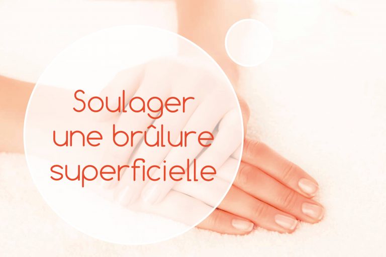 Soigner une brûlure thermique superficielle