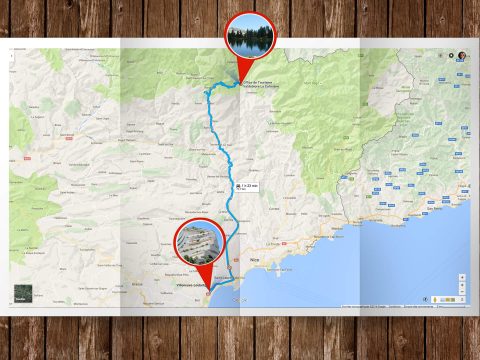 Trajet Villeneuve Colmiane Trajet Villeneuve Colmiane