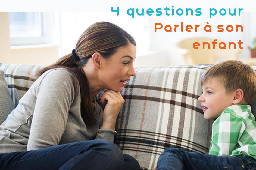 Comment parler à son enfant grâce à 4 questions
