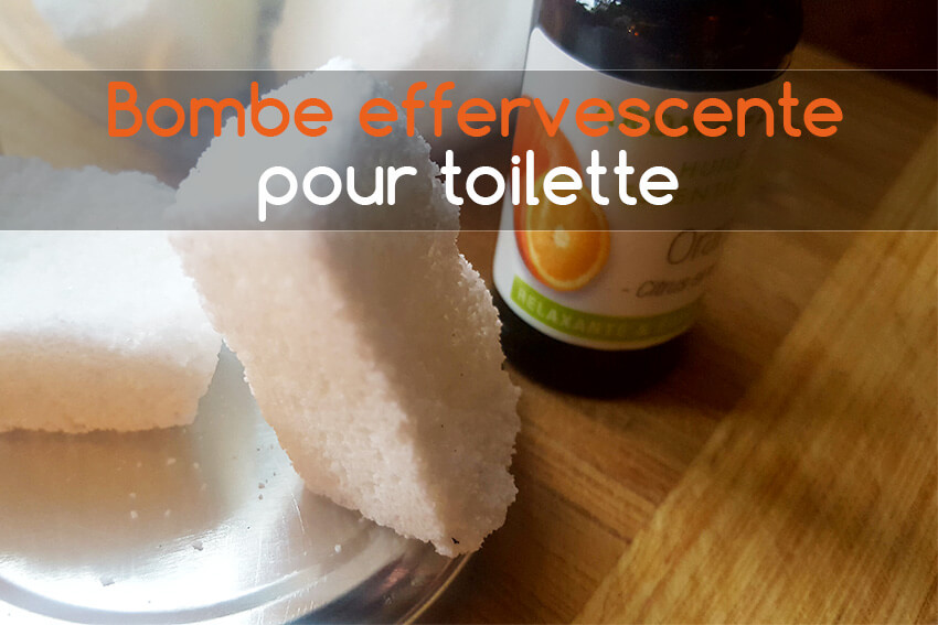 Bombe effervescente et désinfectante pour toilettes