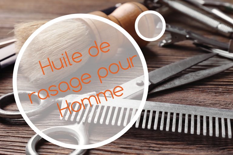 Huile de rasage pour homme aux huiles essentielles