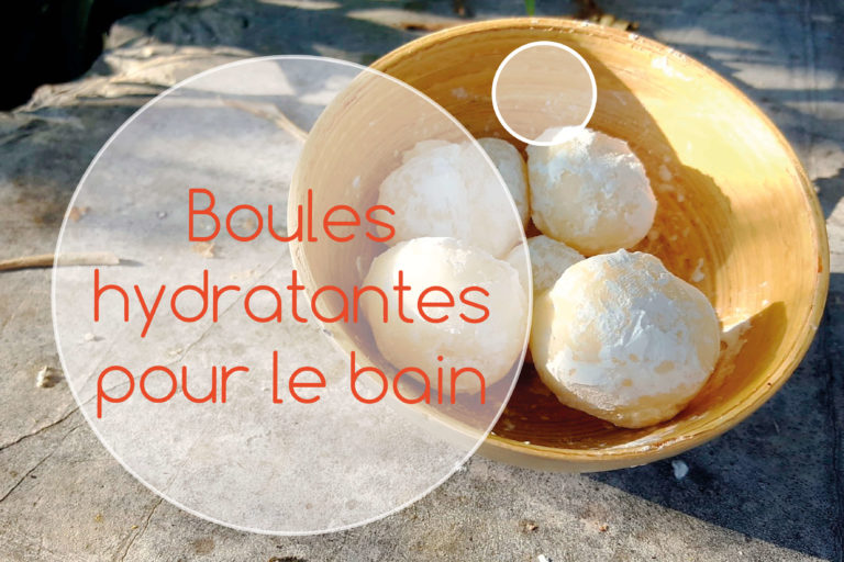 boule hydratante pour le bain